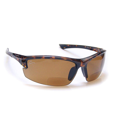 Coyote Eyewear Polarized Reader Sunglasses, Tortoise, Copper +2.00