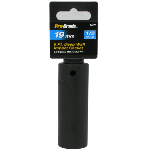 1/2" DR. 6 PT. 19 MM IMPACT SOCKET