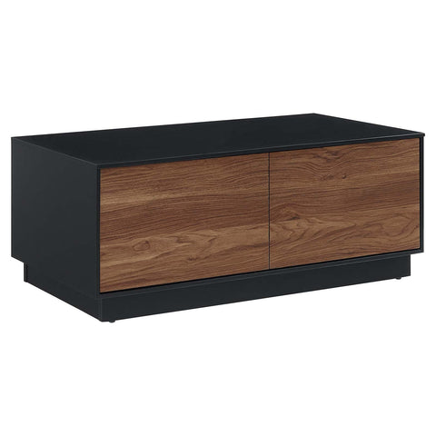 Modway EEI-6599-BLK-WAL Holden 36” Coffee Table, Black Walnut