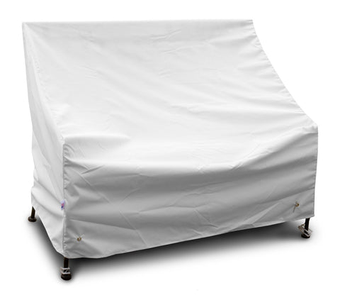 KoverRoos Weathermax 14202 4-Feet Bench/Glider Cover, 51-Inch Width by 26-Inch Diameter by 35-Inch Height, White