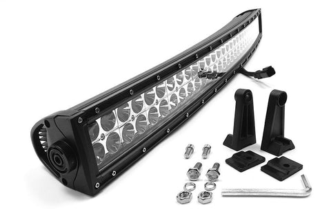 Southern Truck 74030 30"" 180W LED Light Bar (Crvd, Dbl Row, Combo Flood/Beam DT Harness 79900/14,400 Lumens), Chrome Series