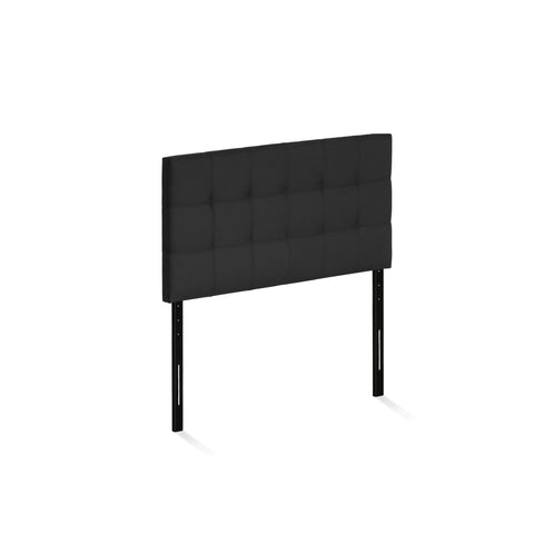 Furinno Roanne Tufted Headboard Black Twin