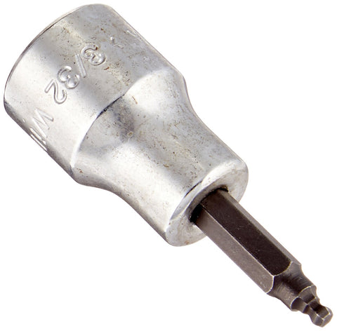 Williams BA-3HBA 3/8 Drive Ball Hex Bit Socket, 3/32-Inch