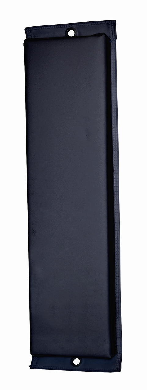 Hull-Saver Vinyl Covered Flat Fender, Black (26" L x 6" W x 2-1/2"D)