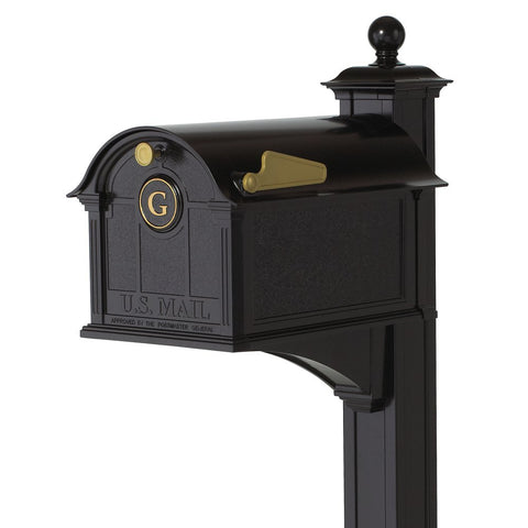 Whitehall Products Balmoral Streetside Monogram Mailbox