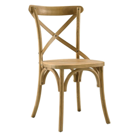 Modway Gear Dining Side Chair in Natural