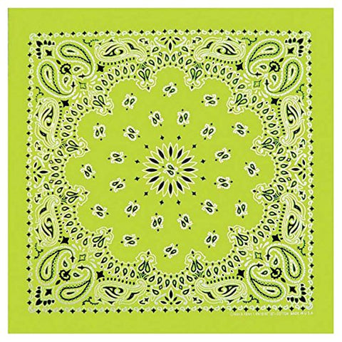 TP Paisley Bandana Lt Grn