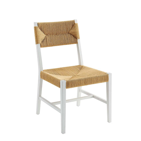 Modway EEI-5489-WHI-NAT Bodie Wood Dining Chair, White Natural