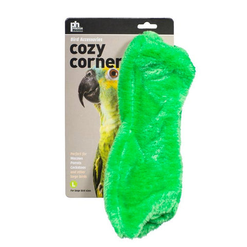 Prevue Pet Cozy Corner Fleece Bird Blanket - Large (Green)