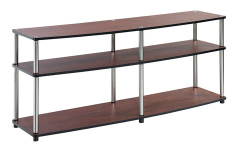 Convenience Concepts Designs2Go 3 Tier 60" TV Stand, Cherry