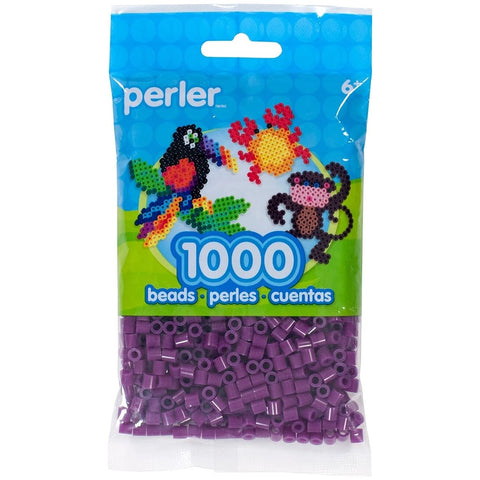 Perler 80-15258 Bulk Fuse Beads for Craft Activities, Mulberry Purple, Small, 1000pcs