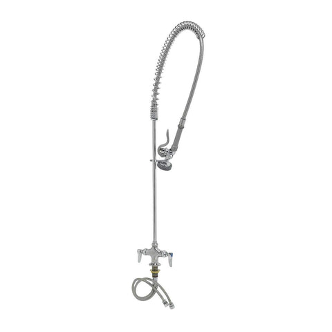 TS Brass B-0113 Pre-Rinse Assembly with Spring Action Gooseneck, Chrome