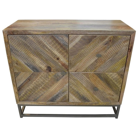 Moti Maddy Solid Wood Go Anywhere Cabinet in Natural
