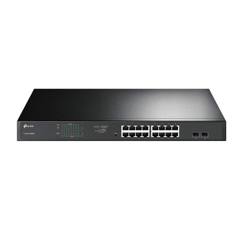 TP-Link TL-SG1218MPE 16 Port Gigabit Switch Easy Smart Managed 16 PoE+ @250W, 2 non-PoE ports, 2 combo SFP slots 3 Year Manufacturer Warranty QoS, Vlan, IGMP & LAG, Free Expert Help