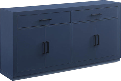 Crosley Furniture Isla Modern Sideboard Buffet Cabinet with Storage, TV Stand, Credenza, Navy
