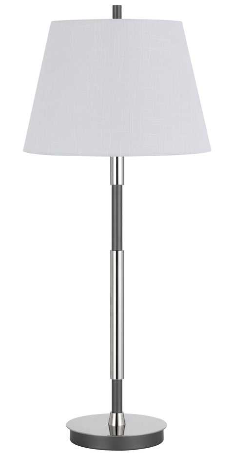 Cal 150W 3 Way Ciudad Metal Two Tone Table lamp