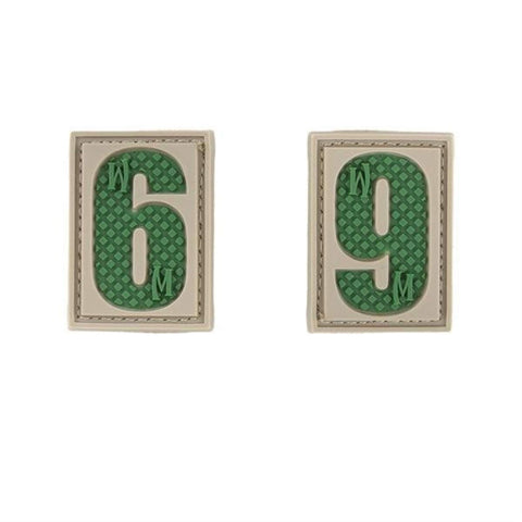 Maxpedition Gear Number 6/9 Patch (Arid) 0.84" x 1.18"