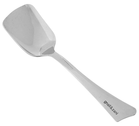 Gnali & Zani MOR010/6 6 Piece Ice Cream Spoon, Silver