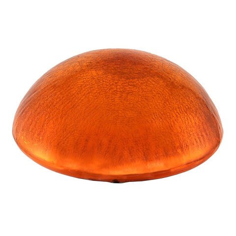 Achla Designs Glass Toadstool Mushroom Gazing Ball, Mandarin