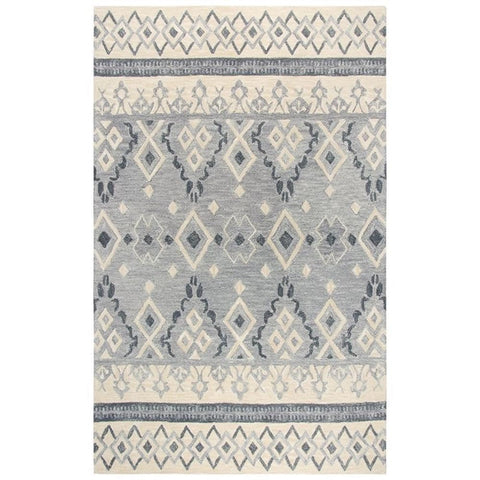 Rizzy Home Alora Decor LaVine 10' x 13' Tribal Motif Natural/Gray/Dk Gray Area Rug