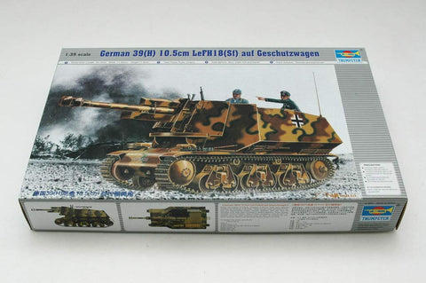 Trumpeter 1/35 German 39(H) Tank with 105mm leFH18 (SF) Gun