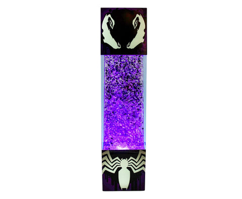 Ukonic Marvel Spider-Man Venom Glitter Motion Mood Light | Nightstand Table Lamp with LED Light for Bedroom, Desk, Living Room | Home Decor Room Essentials | Superhero Comic Book Gifts | 13 Inches