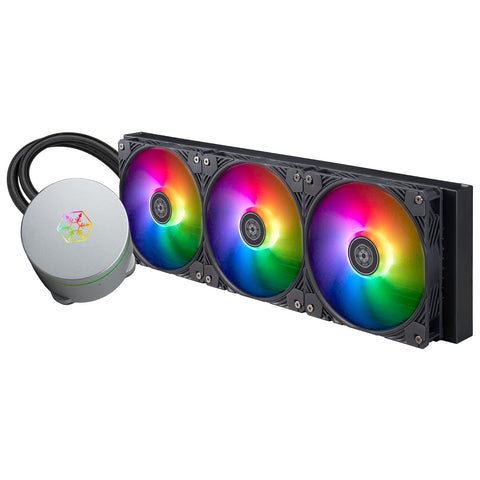 AIO CPU liquid cooling/ARGB/Triple 140mm PWM fan/MCT pump/Universal Intel & AMD socket solution