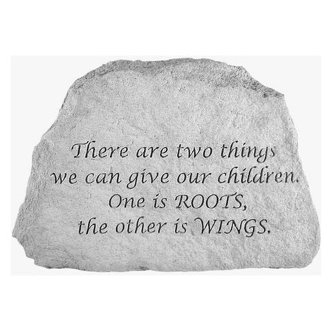 Roots And Wings Garden Accent Stone