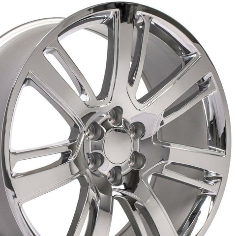 OE Wheels LLC CA88-24100-6550-31C Chrome Wheel Painted (24 x 10. inches /6 x 139 mm, 31 mm Offset)