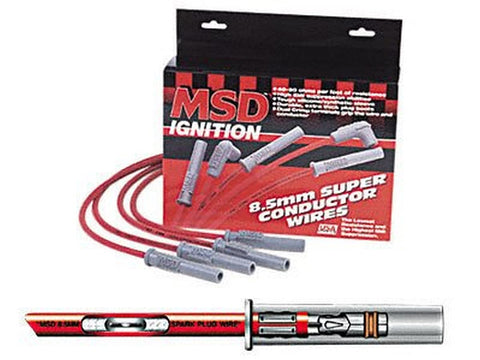 MSD 31183 Super Conductor Spark Plug Wire Set8 Cyl Multi-Angle-HEI, Universal