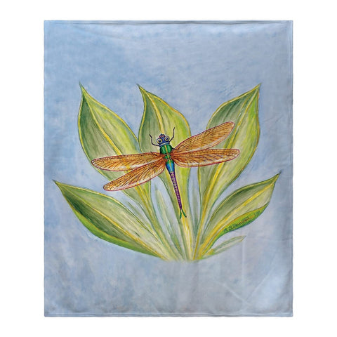 Betsy Drake Dick's Dragonfly Fleece Blanket