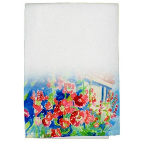 Betsy Drake GT375 Holly Hocks Guest Towel