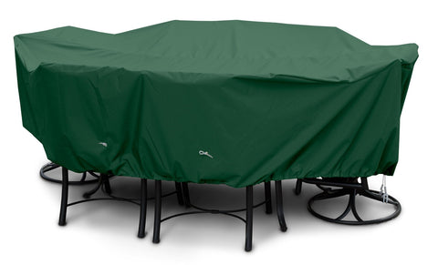 KoverRoos Weathermax 61362 Large High Back Dining Set Cover, 112 by 88 by 36-Inch, Forest Green