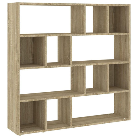 vidaXL Book Cabinet/Room Divider, Bookshelf Room Divider with Shelves, Storage Cabinet Bookcase for Living Room, Modern Style, Sonoma Oak