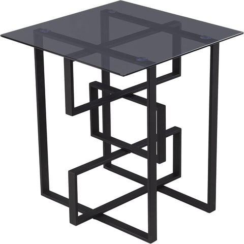 Clanlin Glass-Top Accent Table