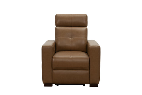 BarcaLounger Power Recliner w/Power Head Rest & Power Lumbar in Florida Saddle