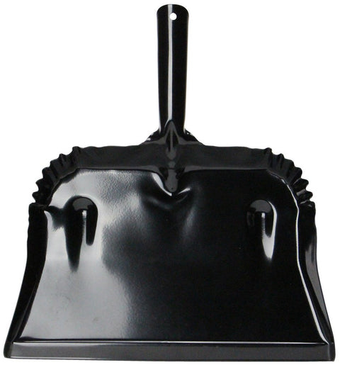 Fulton 182B-20PK 7-1/2" x 12-3/4" Dustpan Steel, Black