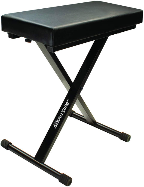 Ultimate Support JamStands MB100 Medium Keyboard Bench w/Cushioned Seat and Adjustable Height