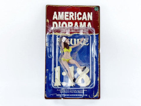 American Diorama Stephanie Bikini Car Wash Girl Figurine for 1/18 Scale Models