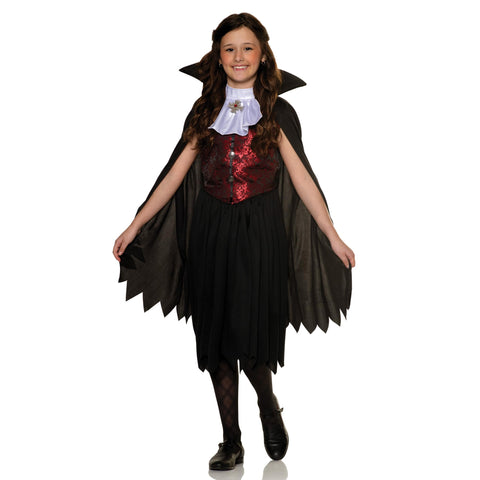 UNDERWRAPS Vampiress Jaccard Printed Vest with Attached Skirt (Large (10-12))