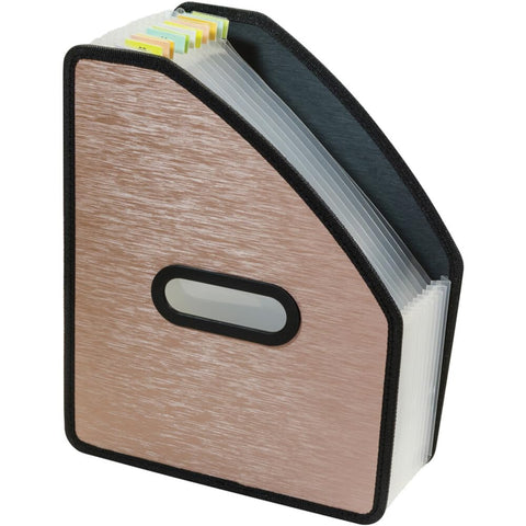 C-Line Modern Metallic Stand-up Expanding File, Bronze, 3/4" x 10 1/4" x 12 3/4"