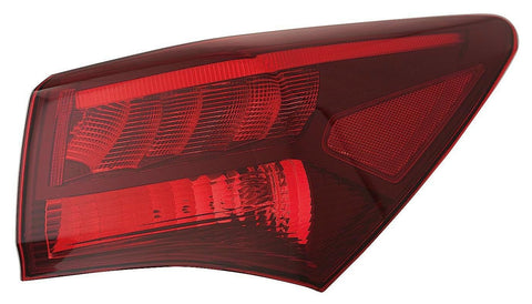 ACK For Acura TLX 18-20 Tail Light Outer L/ELITE/TECH A SPEC DARK Chrome Passenger Side CAPA | DOT Certified 33500-TZ3-A61 | AC2805112C