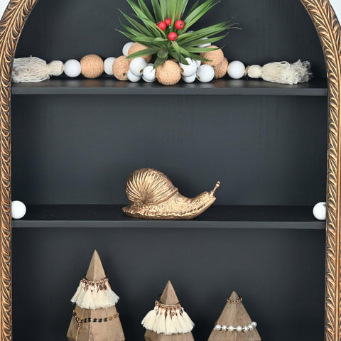 Cheungs Verdor Golden Snail Cast Iron Decor 2.5" - Metal Cast Iron Sculpture for Living Room Decor, Handcrafted Gold Finish, Nature-Inspired