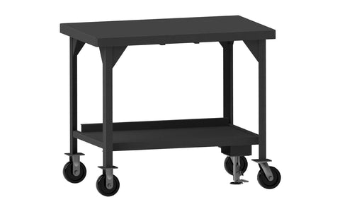 Durham HDWBMFL-3672-6PH-95 Mobile Workbench, Floor Lock, 72 x 36