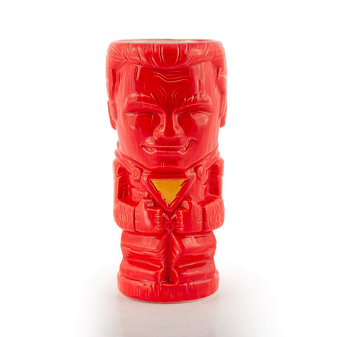 DC Comics Geeki Tikis Shazam Tiki Mug | Official Collectible Tiki Style Ceramic Cup | Holds 19 Ounces