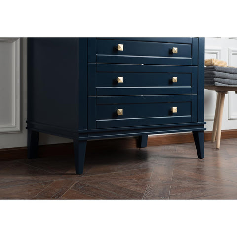 Legion Furniture Solid Wood Sink Vanity - Bathroom Vanity with or Without Faucet 36"