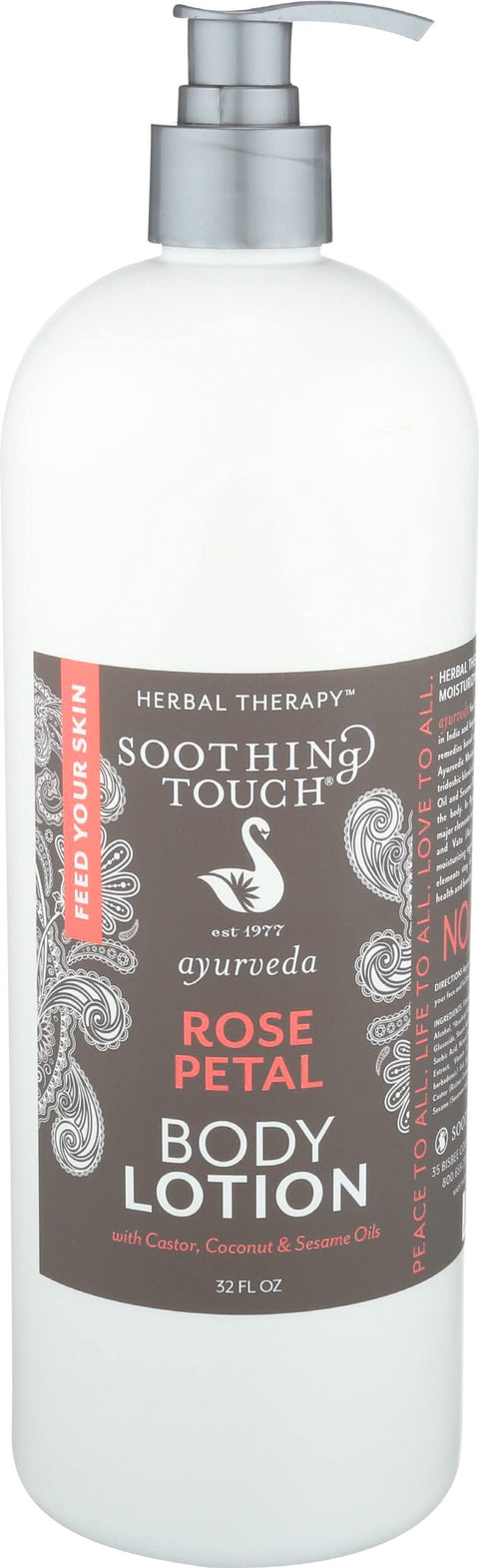 Soothing Touch, Rose Petal Body Lotion, 32 oz