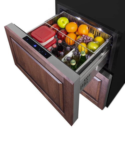 24 wide indoor/outdoor ADA compliant 2-drawer all-refrigerator