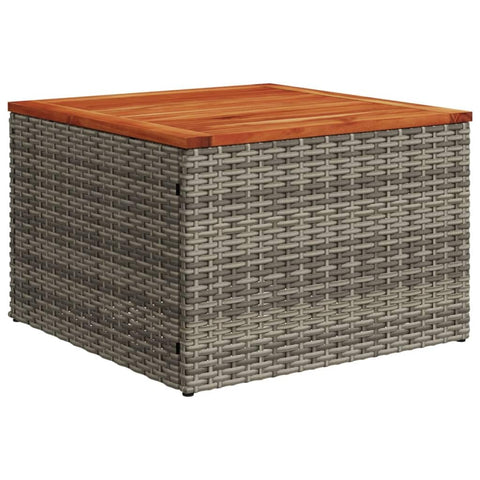 vidaXL Garden Table Grey and Brown