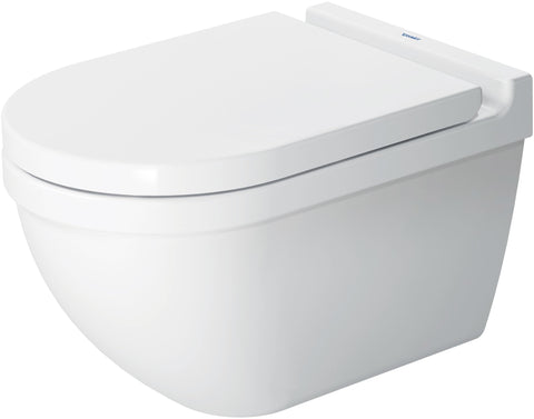 Toilet wall mounted 54 cm Starck 3 whitewashdownDurafixUS-vers